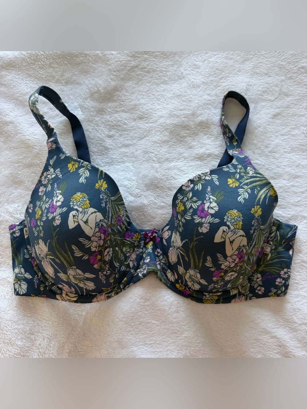 Soma Embraceable Full Coverage Floral Bra 38DD